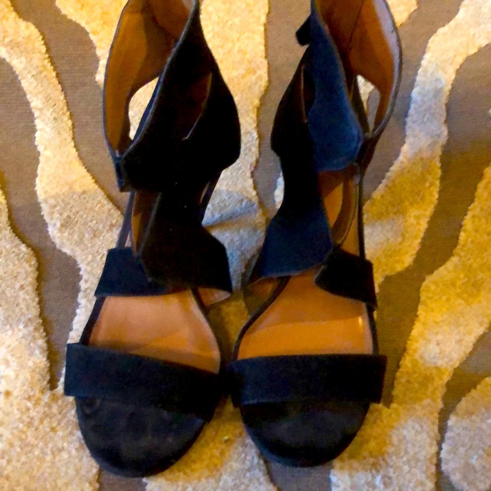 DV Black suede shoes